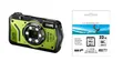 Pentax WG 8 grün + Zubehörpaket: 32GB SDHC Digitalkamera