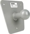 EUFAB 16412 Wandhalterung kurz für Fahrradträger, Tiefe 4,5 cm