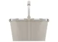 Reisenthel Einkaufskorb Carrybag herringbone sand, Beige, Textil, 22 L, quadratisch, 49x29x28 cm, Freizeit, Koffer & Taschen, Einkaufskörbe
