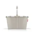 reisenthel carrybag Herringbone Sand – Stabiler Einkaufskorb mit viel Stauraum und praktischer Innentasche – Elegantes und wasserabweisendes Design