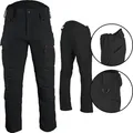 Mil-Tec Outdoorhose Militär Softshell Hose Assault schwarz XXL