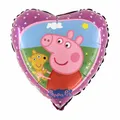 Herz Folienballon Peppa Wutz 45cm Pig Herzballon Ballon für Mädchen