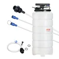VEVOR Ölabsaugpumpe 15L Manuell Pneumatisch Ölabsauggerät 0,4–0,8 MPa Ölwechselpumpe Auto Absaugpumpe Handpumpe Flüssigkeitsabsaugpumpe Geeignet zum Absaugen von Motoröl Getriebeöl Bremsflüssigkeit