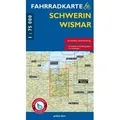 Fahrradkarte Schwerin - Wismar 1:75.000