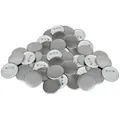 vidaXL Button Set 500 Stk. Button-Teile 44 mm silberfarben