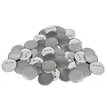 vidaXL 500x Buttonrohlinge 44mm Buttons Rohlinge Buttonmaschine Ansteckbuttons