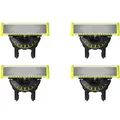 Philips OneBlade 360 Ersatzklingen QP440 50 4er Pack fuer alle One Blade Griffe