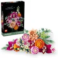 LEGO Botanical Pink Bouquet ein lustiges Spielzeug Geburtstagsgeschenk Bauste...