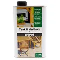 Wepos Teakholz Hartholz Öl 1l Holz Pflege Öl Holzschutz Teak (6,62€/1l)
