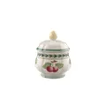 Villeroy & Boch French Garden Fleurence Zuckerdose, Premium Porzellan, Weiß/Bunt 10-2281-0930 0.20 L