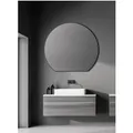 DSK Design-Wandspiegel Picasso Ø 100 cm Schwarz