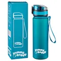 ecosa Trinkflasche Kinder Auslaufsicher 500 ml, BPA-Frei, Trinkflasche Schule zum Wandern & Fitnessstudio, Sport Trinkflasche mit Fruchteinsatz, Geschmacksneutrale Wasserflasche 500ml (Pauli Petrol)