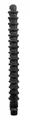 BelgoPrism Analdusche aus Silikon - schwarz - 28,5 cm - Durchmesser: 2,0-3,0 cm, 171 g