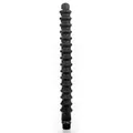 Kiotos Anal Probe Ribbed Anal Analdusche Silicone Black Schwarz Unisex
