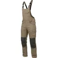 Würth MODYF Arbeitslatzhose Stretch X Handwerker Blaumann für Herren Flexibel, robust, komfortabel Herren Latzhose beige 44