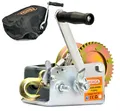 Seilwinde Handseilwinde Bootswinde Handwinde Tasche 1136kg 2500lbs 10m WK1136