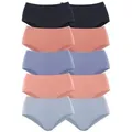petite fleur Taillenslip (10er-Pack) aus elastischer Baumwolle blau|orange 36/38