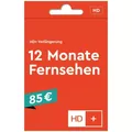 HD + Verlängerung  per Mail, 12 Monate, Sat, für HD Plus Karten HD01/02/03/04/05