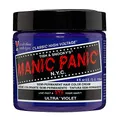 Manic Panic Ultra Violet Classic Creme, Vegan, Cruelty Free, Purple Semi Permanent Hair Dye 118ml