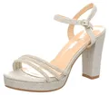 living UPDATED Damen-Sandalette Silber, Farbe:multicolor, EU Größe:38