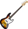 Fender Standard Jazz Bass 3-Color Sunburst 4-Saiter Lorbeer E-Bass Longscale