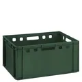 Fleischkiste E3 grün 60x40 Lagerkiste Eurobox lebensmittelecht robust, stapelbar