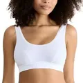 Sloggi BH Double Comfort Top Weiß Baumwolle 46 Damen