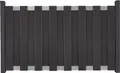 Vorgartenzaun GroJa Merano vormontiert ohne Pfosten Rahmen Aluminium 180 x 90 cm anthrazit