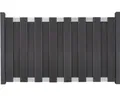 Vorgartenzaun GroJa Merano vormontiert ohne Pfosten Rahmen Aluminium 180 x 90 cm