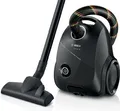Bosch BGDS2CHAMP Serie 2 Staubsauger mit Beutel, 600 W, PureAir Hygienefilter, Schwarz