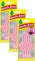 Wunder-Baum Dekohänger Bubble Gum 3er Duftbäumchen Wunderbaum 3 Set Lufterfrischer Kaugummi