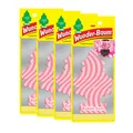 4x WUNDERBAUM Duftbäumchen BUBBLE GUM Lufterfrischer Auto 1er Pack