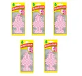 5x Wunderbaum BubbleGum Duft Baum Autoduft Auto Lufterfrischer Spiegel Raumduft