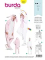 burda Schnittmuster Fasching Damen Herren Einhorn, Hase #2351 Gr.XS-XL