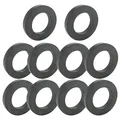 10 Stück Ringmagnet Ø 45 mm x 22mm x 8 mm Ferrit Ringmagnet mit Loch, Magnetr...