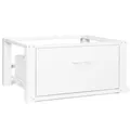 IDMarket - Waschmaschinenständer 63 x 54 cm Erhöhungssockel aus Metall mit Schublade