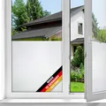 d-c-fix Fensterfolie Frost - 45 cm x 1,5 m – statische Sichtschutzfolie mit modernem Muster für Glasflächen – selbsthaftend, blickdicht, dekorativ