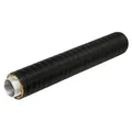 raik Therm Flex Aluflexrohr isoliert für Außenluft-Anschluss Ø 100 mm Länge 0,75 m schwarz doppelwandig Aluminium mit Wärmedämmung zur Frischluftzufuhr bei Kaminöfen und Kamineinsätzen
