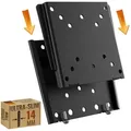 RICOO TV-Wandhalterung TV Monitor Wandhalterung 13"-32" bis 30 Kg flach F0311, (bis 32 Zoll, VESA 50x50 bis 100x100, 1-tlg., 30 Kg Aufnahme, 13" bis 32" (33-81 cm) Bildschirm Diagonale, flach curved Fest Slim Fernseher Monitor Wand Halterung) schwarz