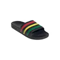 adidas Badeschuhe Adilette Aqua 3-Streifen schwarz/bunt Herren - 1 Paar, Größe Euro (US): 39 (6)