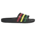 Adidas Adilette Herren Sommer Flipflops HQ2449 für Pool und Strand - Grün/Rot - 39 1/3