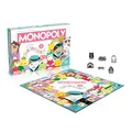 Winning Moves - Monopoly SQUISHMALLOWS – 1 Exklusives Plüschtier – Gesellschaftsspiel – Brettspiel – französische Version