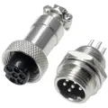 453545 Rundsteckverbinder Buchse, Einbau, Stecker Gesamtpolzahl: 6 1 Installationskabel