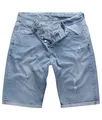Gelverie Jeansshorts Herren Jeansshorts Stonewashed Hellblau G-304