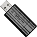 Verbatim Pin Stripe 64 GB, USB-Stick, schwarz