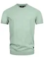 Indicode Herren INVasko T-Shirt Feinstrick mit Rippstricksaum | Herrenshirt Sommershirt Männer Slate Gray, XL