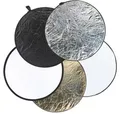 StudioKing Reflektor 5 in 1 CRC582 82 cm Silber Gold Weiß Schwarz