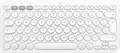 Tastatur Weiß kabellos Bluetooth Keyboard Multi-Device QWERTY(CH)- Logitech K380