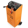 Wiltec Batterieladegerät 12V 24V 90A Batterie, Ladegerät und Starthilfe für Motorräder, Kfz, LKW, Akkuladegerät Boost 630 mit Schnellladung