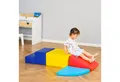 HOMCOM Softbausteine 4 TLG Schaumstoffbausteine Spielbausteine, (Bauspielzeug, 4 St., Riesenbausteine), Geeignet für 12 bis 36 Monate Kinder Kunstleder mehrfarbig